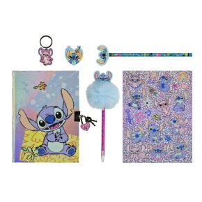 Scooli glitteres kulcsos napló szett, Lilo & Stitch (6)