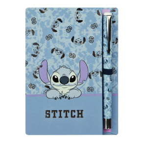 Scooli notesz szett, keményfedelű, golyóstollal, Stitch (6)