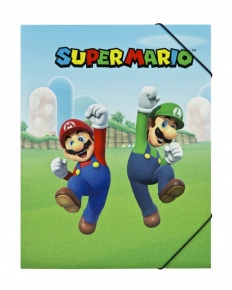 Scooli A4 gumis mappa, Super Mario