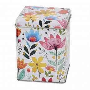 The Box Konyhai fémdoboz 60x60x80mm,50g, Flowers
