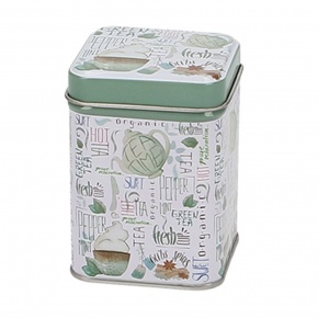 The Box Konyhai fémdoboz 60x60x80mm,50g, Fresh Tea