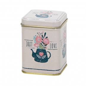 The Box Konyhai fémdoboz 60x60x80mm,50g, Teabloom