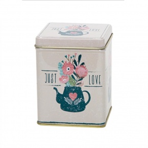 The Box Konyhai fémdoboz 75x75x95mm,100g Teabloom