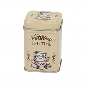 The Box Konyhai fémdoboz 44x44x62mm, 25g, Tea Time