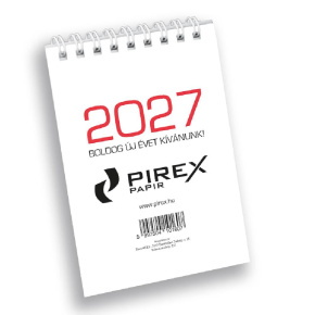 Pirex asztali naptár (21-es, 2027. év)