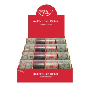 Eurowrap szalag, natúr, 2m, 4-féle karácsonyi (6)