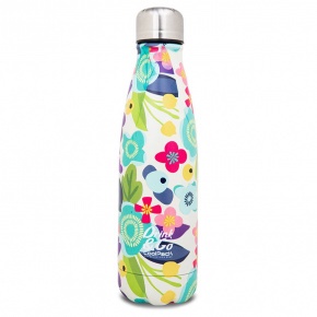 CoolPack Fém thermo kulacs duplafalú (500ml) Flower me