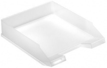 Herlitz Irattartó tálca A4 Classic, átlátszó fehér