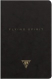 Clairefontaine notesz (9x14cm, 48 lap, vonalas, varrott) Flying Spirit, fekete
