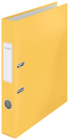 LEITZ COSY Soft touch karton 180° iratrendező, keskeny, meleg sárga
