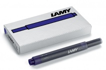 Lamy töltőtoll tintapatron, T10 (5db) kékes-fekete
