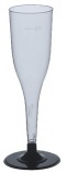 Papstar Talpas pezsgőspohár, PS 0,1l, 6db Invitáció (5cm x 17,5cm) átlátszó