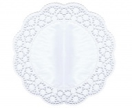 Papstar 6db Tortaalátét, 2016, kerek (36 cm) fehér