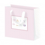 Rössler ajándéktasak (23x23x8 cm) Baby, rózsaszín