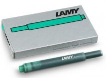 Lamy töltőtoll tintapatron, T10 (5db) zöld
