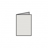 Rössler A/7 karton (10,5x7,4 cm) metál márvány fehér