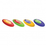 Faber-Castell Radír Ovális színes pvc mentes