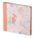 Rössler fotóalbum/vendégkönyv (22x23 cm, 30 lap) virágok, Coral Flowers (2) MEGSZŰNT
