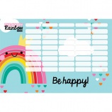 Lizzy Card Órarend, nagy Lollipop Happy Rainbow