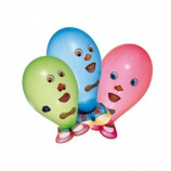 Herlitz Talpas léggömb/6 db Funny faces MEGSZŰNT