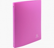 Exacompta iratrendező, PP (A4, 1,5 cm, 4 gyűrűs) pink