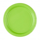 Amscan tányér (8db, 22,8 cm) zöld