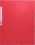 Exacompta gumis mappa, A4, piros