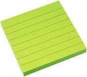 Info Notes önt.jegyzettömb, 75x75mm, 80lap, vonalas, brilliant zöld