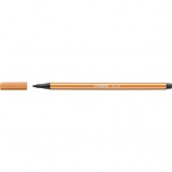 Stabilo Pen 68 filctoll sötét okker