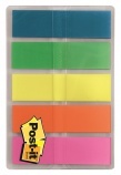 3M Post-it öntapadó keskeny jelölőcímke (12,5x43,7 mm, 5x20 db) neon színek