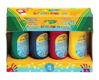 Crayola 4 db Extra-lemosható, Tubusos ujjfesték
