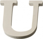 KnorrPrandell FSC Fa betű, 4-5cm U