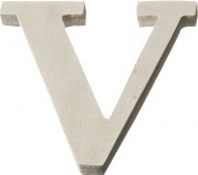 KnorrPrandell FSC Fa betű, 4-5cm V
