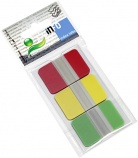 Info Notes önt. Z-jelölőcímke, 25x38mm, 3x25db, átlátszó, 3-féle szín