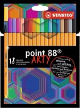 Stabilo Point 88 tűfilc készlet 18 db-os ARTY