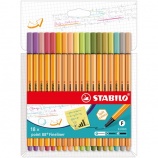 Stabilo point 88 tűfilc 18 db-os készlet