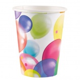 Amscan papírpohár (8db, 250ml) lufis