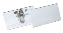 Durable névkitűző, 40x75 mm, csiptető+tűző