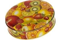 Gawol konyhai fémdoboz 135x40 mm, Fruit Mix