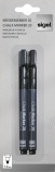 Sigel tábla marker 20, fekete, 2db