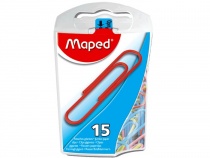 Maped gémkapocs, színes 50mm 15db/doboz