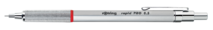 Rotring Rapid PRO Nyomósirón, 0,5 mm, ezüst (web)