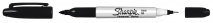 Sharpie Permanent marker, Twin Tip Fekete