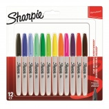 Sharpie Permanent marker, Fine készlet, 12db