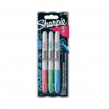 Sharpie Permanent marker, Metallic készlet, 3db (kék-zöld-piros)