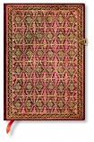 Paperblanks Butikkönyv, Midi, vonalas, fémkapcsos, River Cascade, bordó