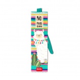 Legami könyvjelző gumipánttal (17,5x4,7 cm), No problama, lámás STATIONERY