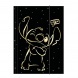 CoolPack Gumismappa karton A/4 Disney Stitch GOLD