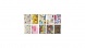 Babzsák 12x12 cm, textil borítással