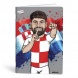 VECTRA Tűzött füzet vonalas LIPAMILL A/4 40 lapos Football icons